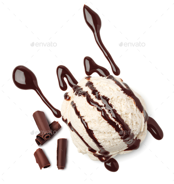 Chocolate Ice Cream Scoop