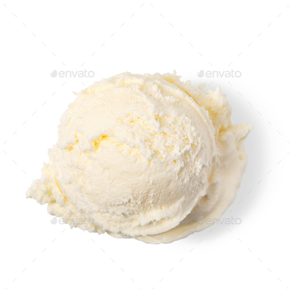 ice cream ball Stock Photo by gresei