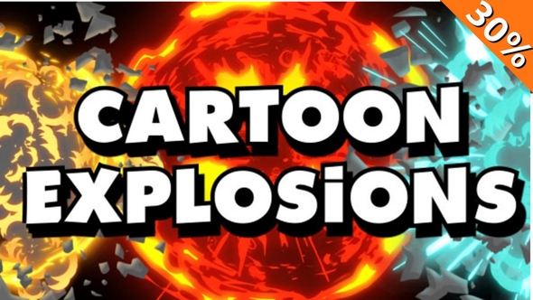 Cartoon Explosions - VideoHive 18704999