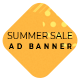 Summer Sale - HTML Ad Banner Template