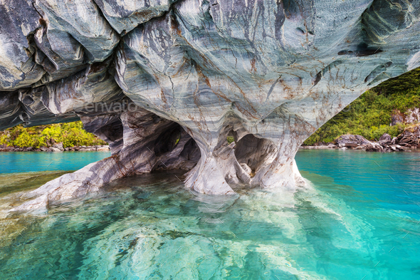 Marble caves - Stock Photo - Images