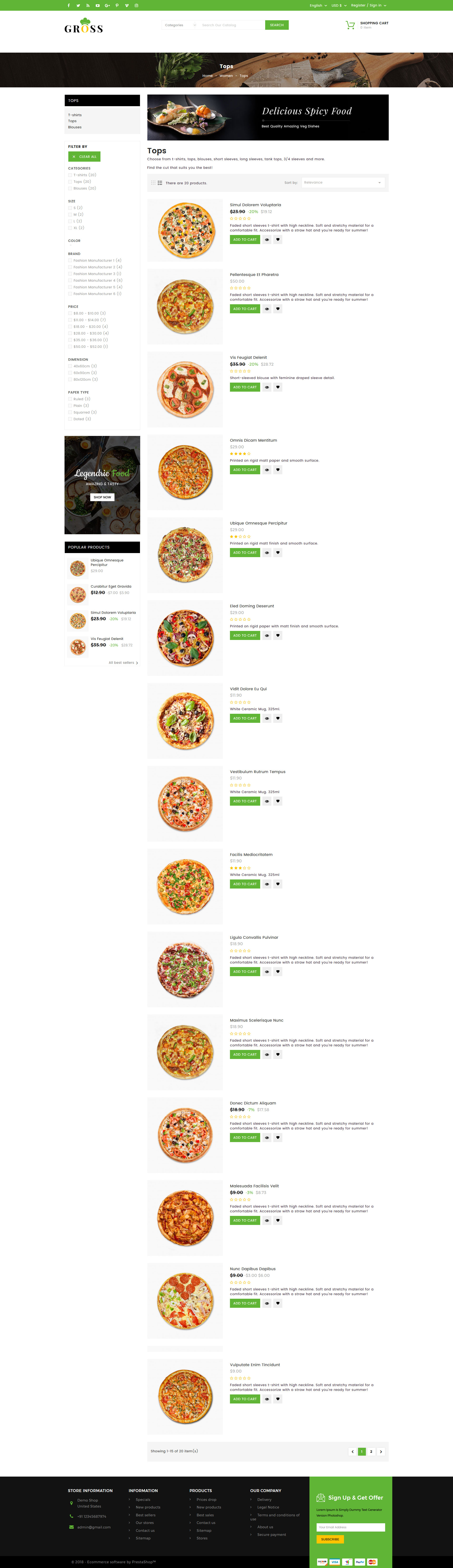 Gross - Multipurpose Prestashop 1.7 Responsive Theme