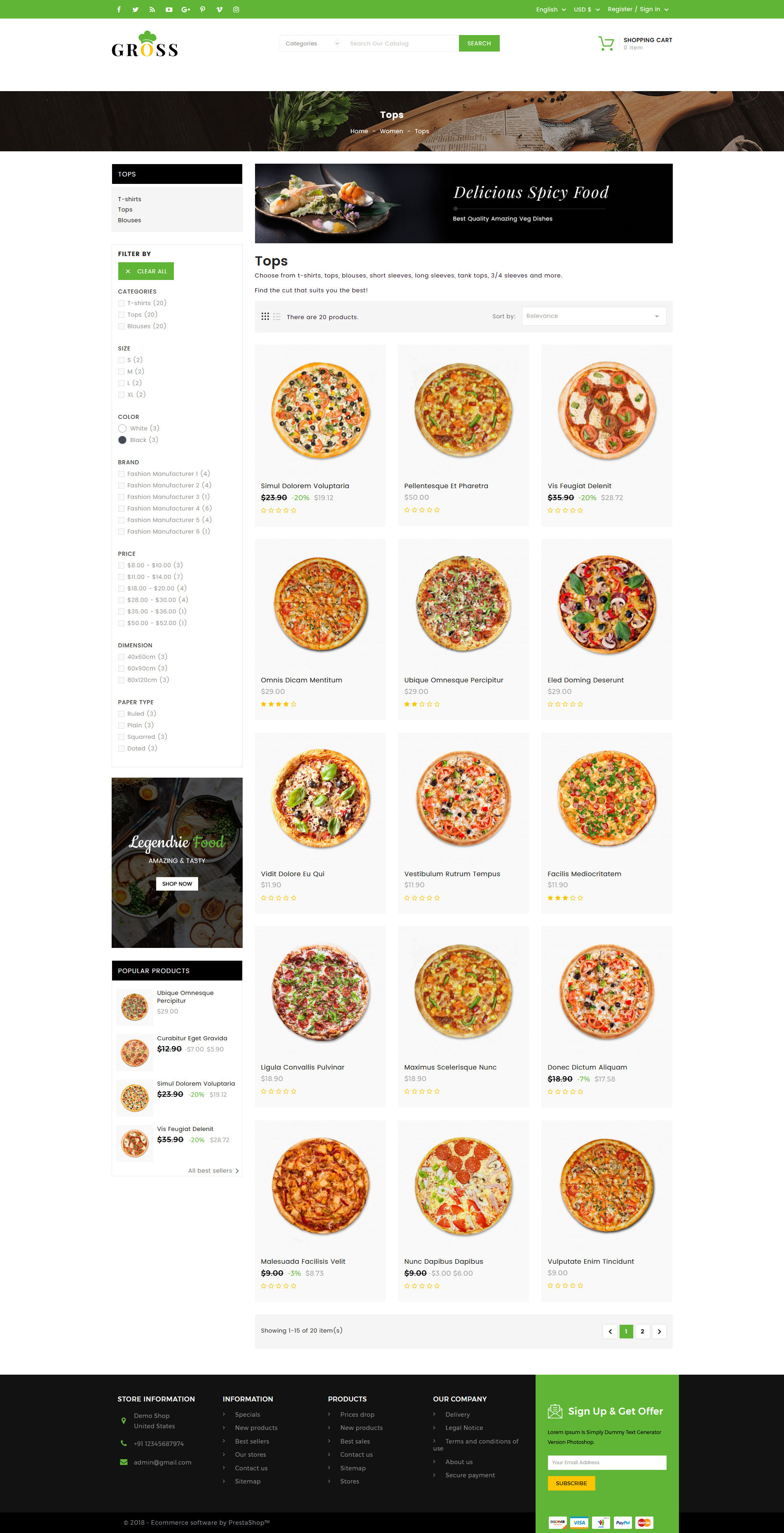 Gross - Multipurpose Prestashop 1.7 Responsive Theme