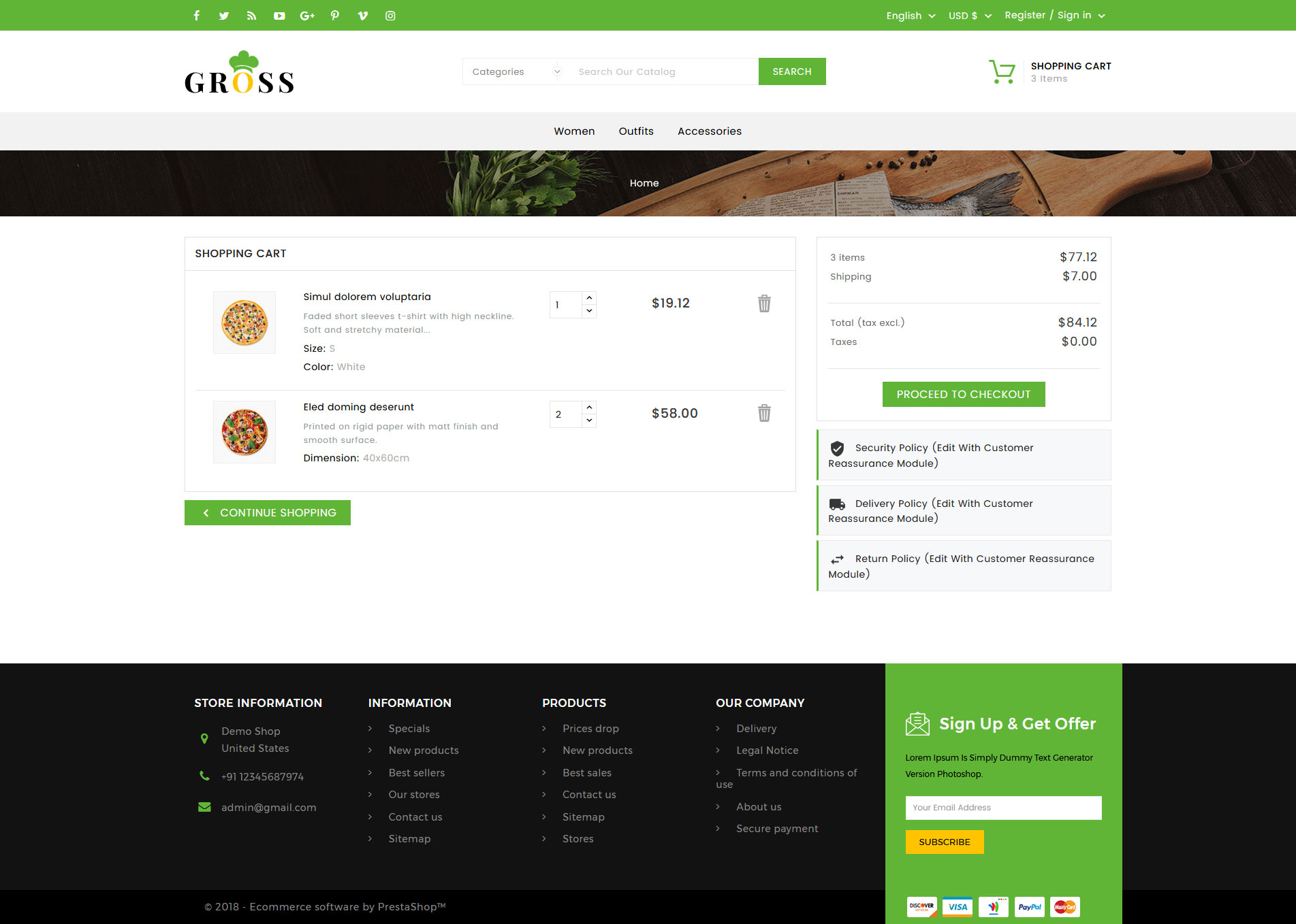 Gross - Multipurpose Prestashop 1.7 Responsive Theme
