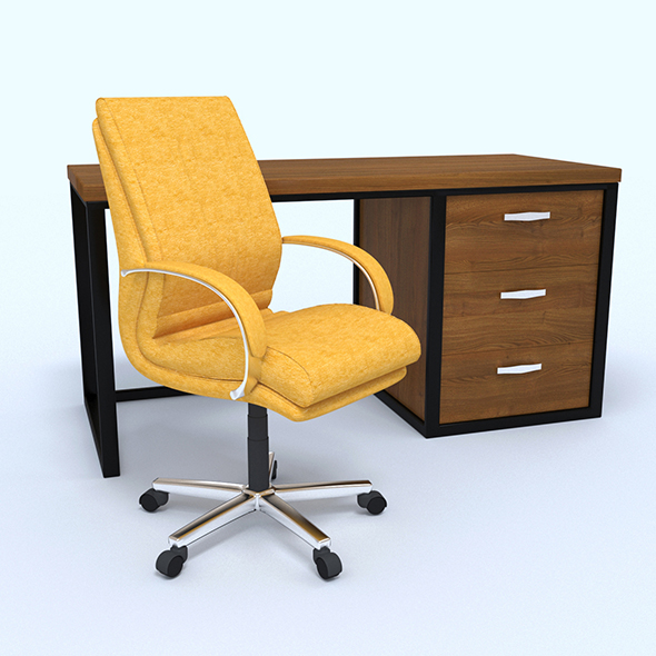 Yellow Leather Office Chair And, Leather Office Desk Chair