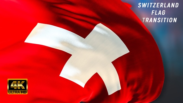 Switzerland flag transition 4k alt