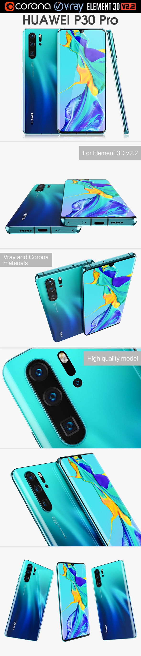 Huawei P30 Pro - 3Docean 23599481