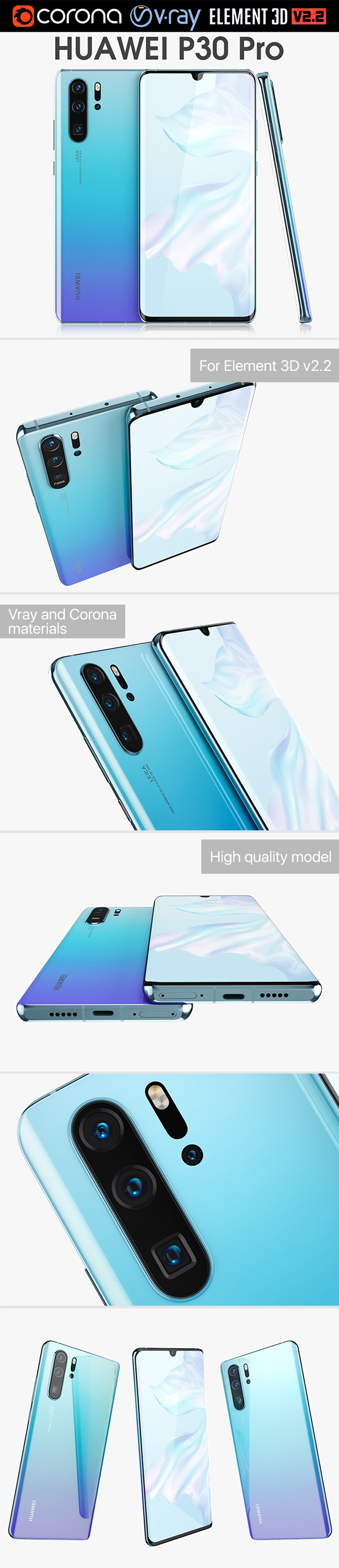 Huawei P30 Pro - 3Docean 23599505