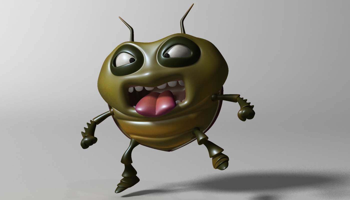 Cartoon Bug RIGGED by supercigale | 3DOcean