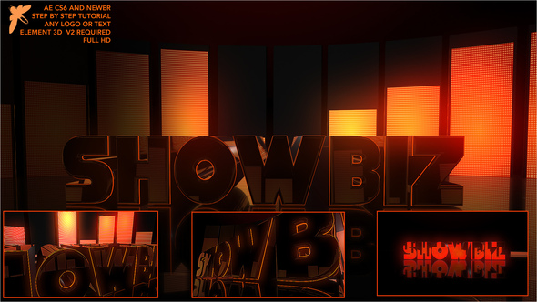 Showbiz Element Logo - VideoHive 23602147