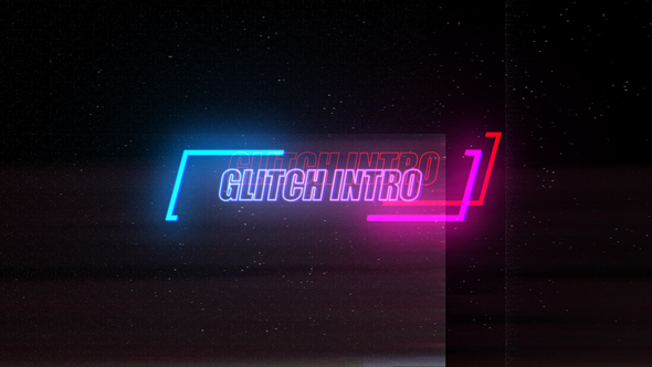 Glitch Logo Reveal