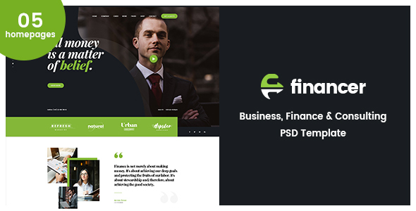 Financer Business - ThemeForest 23609530