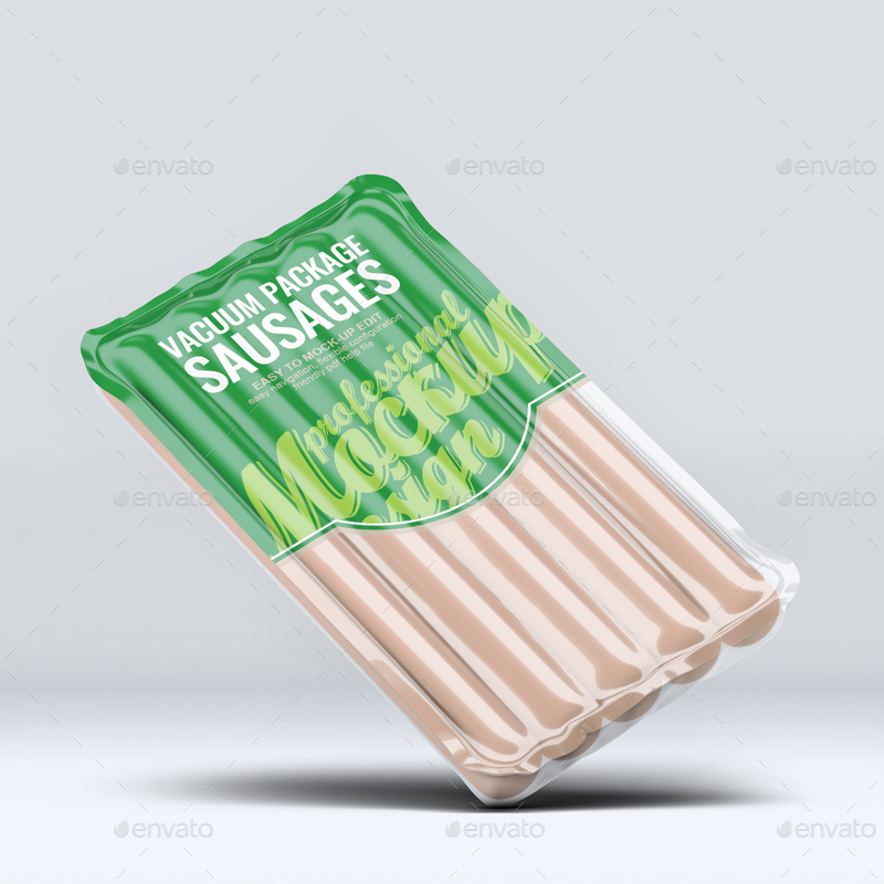 Download Vacuum Package Sausages Mock Up By L5design Graphicriver