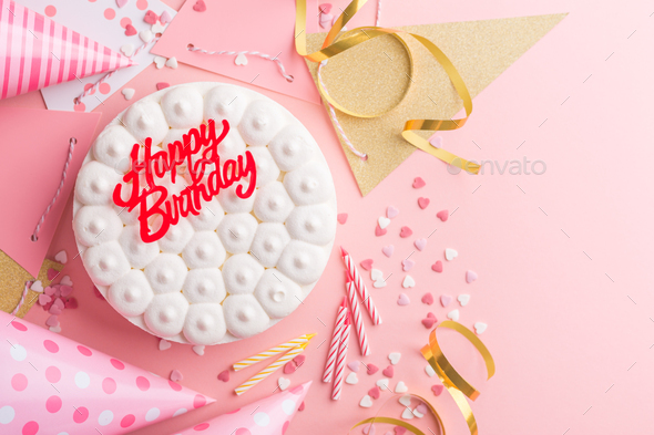 Party birthday background with cake Stock Photo by kuban-kuban | PhotoDune