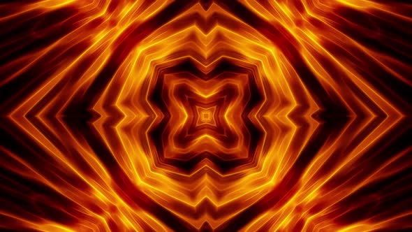 Flowing Fire Kaleidoscope Loop 4K 02 alt