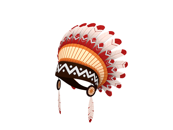 Native American Headdress - 3Docean 23615545