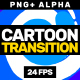 Cartoon Transitions Pack // Motion Graphics - VideoHive Item for Sale