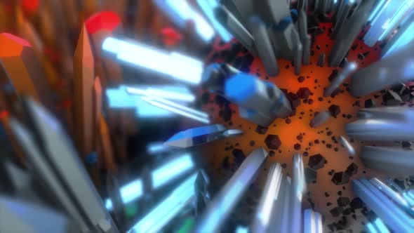 3D crystal gems animation alt