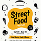 Street Food Event Flyer, Print Templates | GraphicRiver