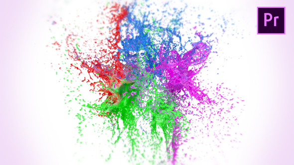 Splashing Paint Logo Reveal II – Premiere Pro