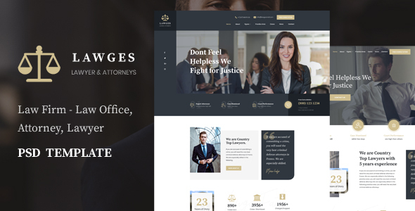 Lawges - Lawyer - ThemeForest 23536366
