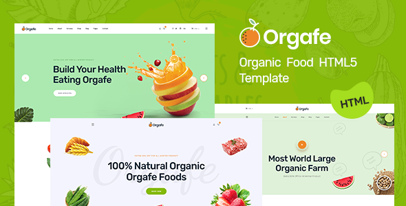 Special Orgafe - Organic Food HTML5 Template