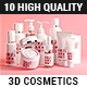 Cosmetic beauty care product containers