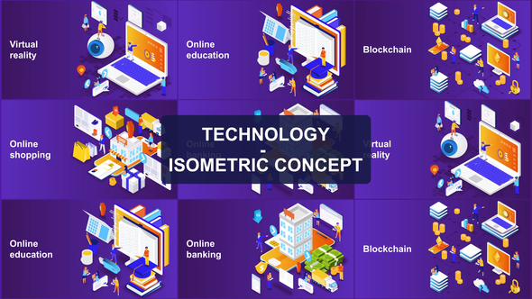 Technology - Isometric - VideoHive 23624267