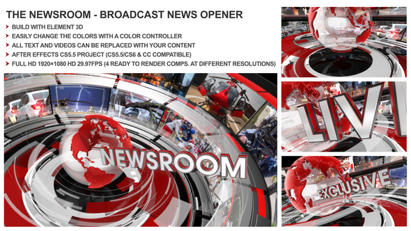 The Newsroom - VideoHive 14935179