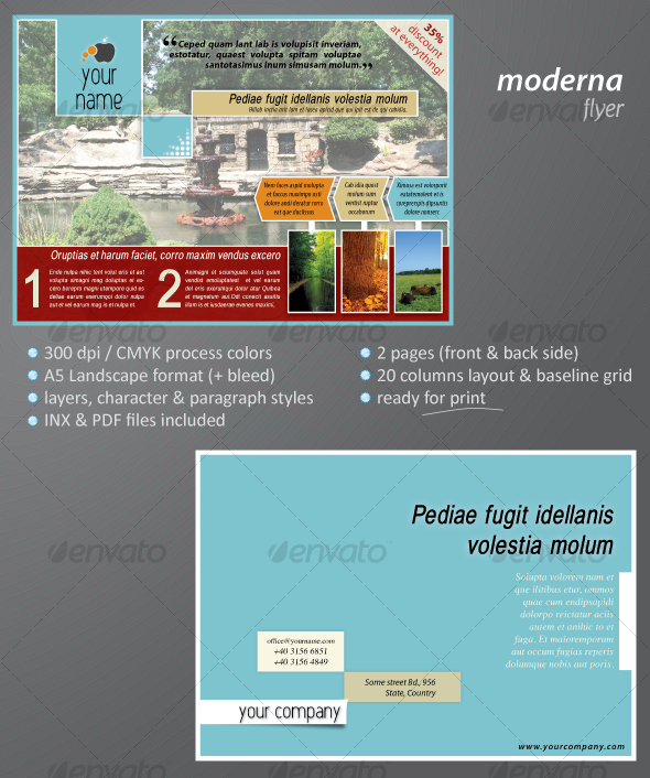 Moderna Flyer - Corporate Flyers