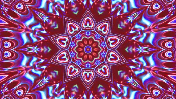Bright abstract light governing full color, kaleidoscope alt