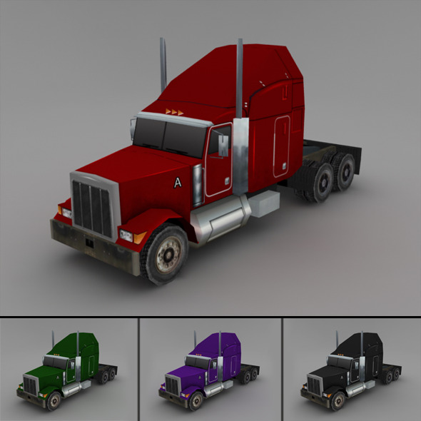 Truck (LowPoly) - 3Docean 2278680