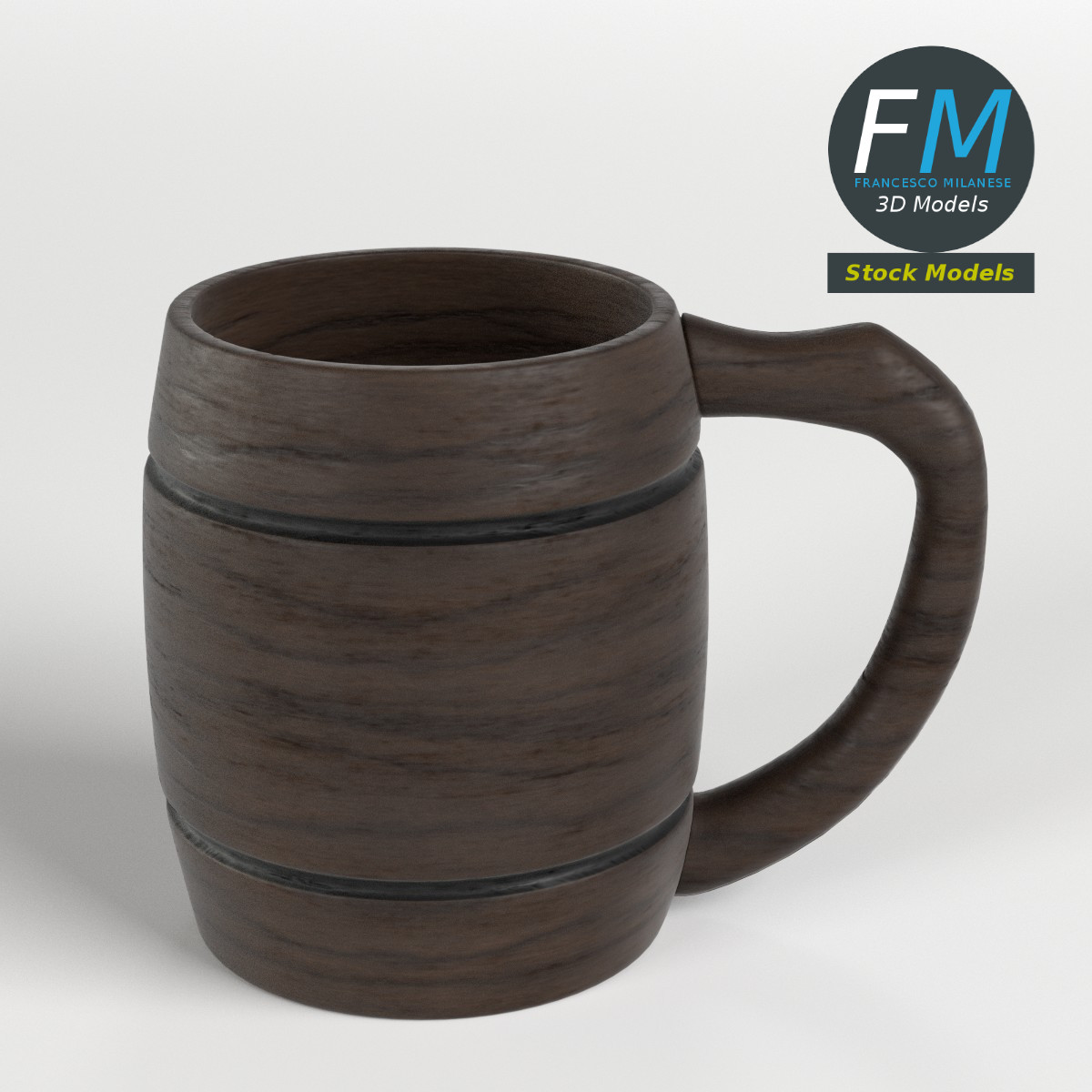 Wooden Mug By Francescomilanese 3docean Image Set Wooden Mug 00 Jpg