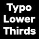 Typography Lower Thirds - VideoHive Item for Sale