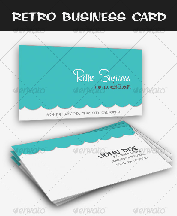 Retro Business Card - Retro/Vintage Business Cards