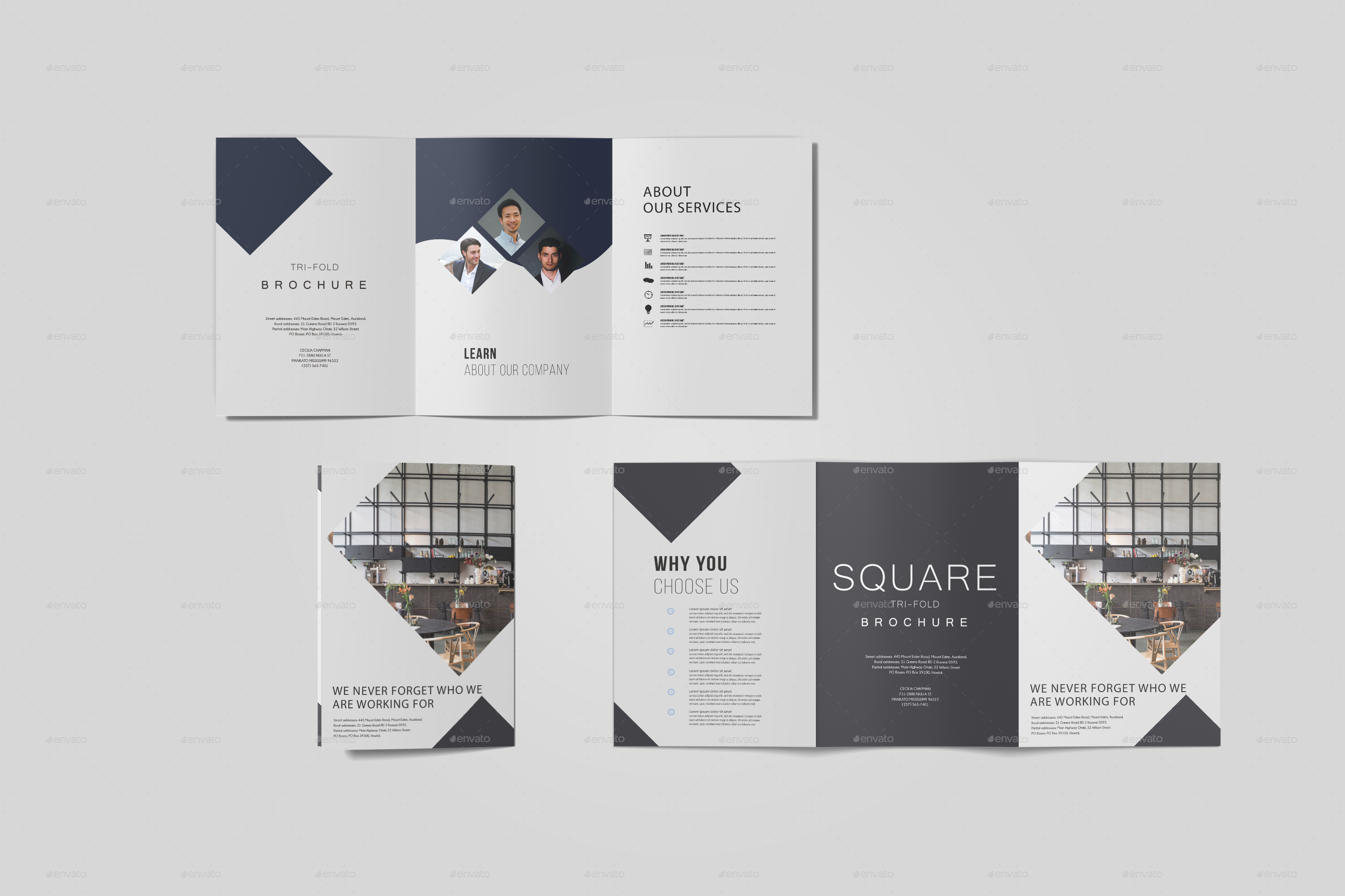 Download A5 Trifold Brochure Mockup by WitchDoctors | GraphicRiver