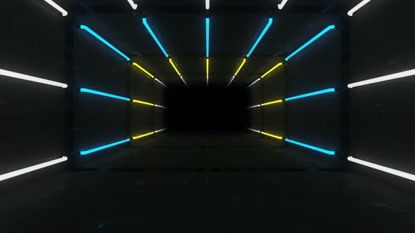Neon Led Lights Tunnel