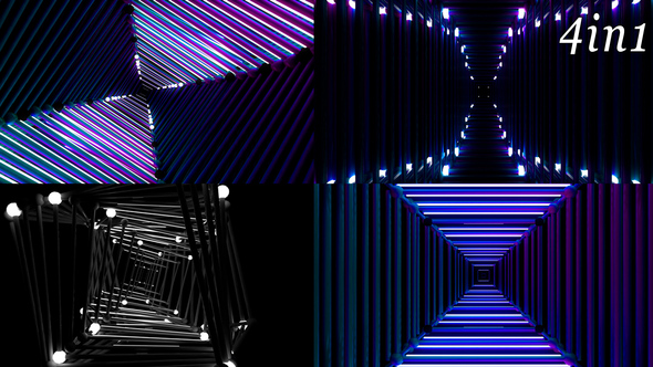 Vj Cube - Vj Loop Pack (4in1) alt