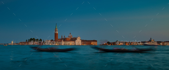 Venice. Gondolas - Stock Photo - Images