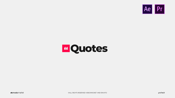 Quotes - VideoHive 23631625