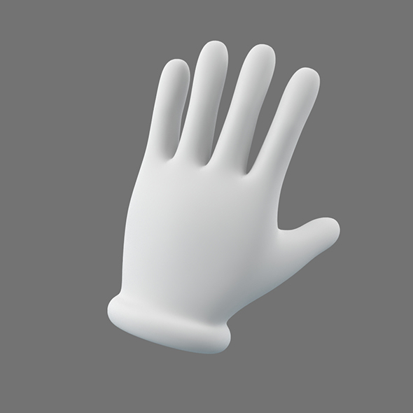 Cartoon Glove Hands - 3Docean 23644743