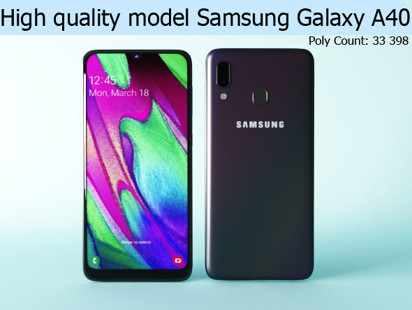 Samsung Galaxy A40 - 3Docean 23644894