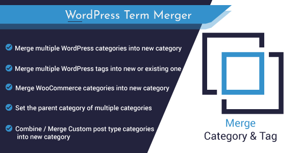 Merge Multiple Categories or Tags in WordPress and WooCommerce : Term Management Tool