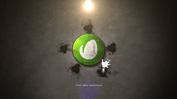 Spooky Logo Intro - VideoHive 23647809