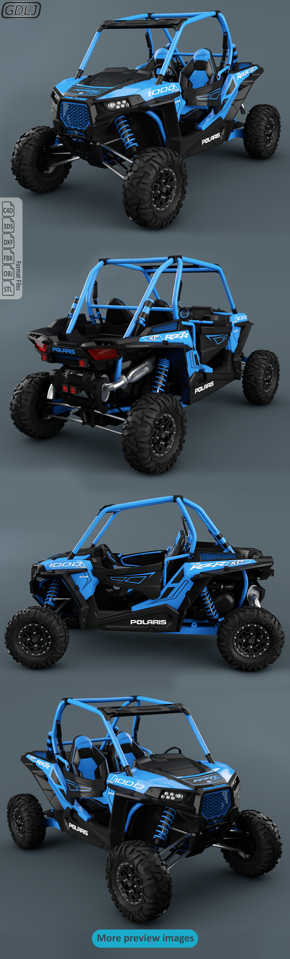 Polaris Ranger RZR - 3Docean 23649245