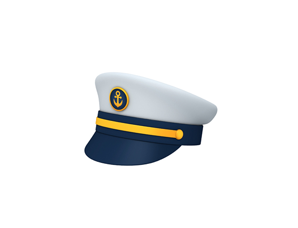 Captain Hat - 3Docean 23650543