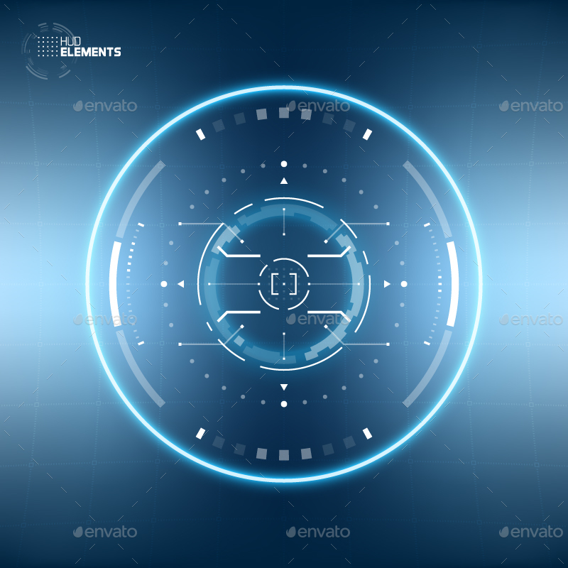 10 Conceptual HUD Circles Set by CreativeCore22 | GraphicRiver