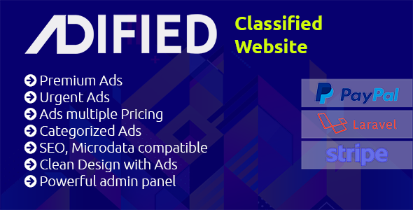Adified - Flexible, Powerful Premium PHP Classified Application
