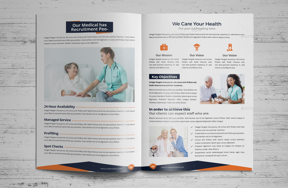 Medical HealthCare Brochure v1, Print Templates | GraphicRiver