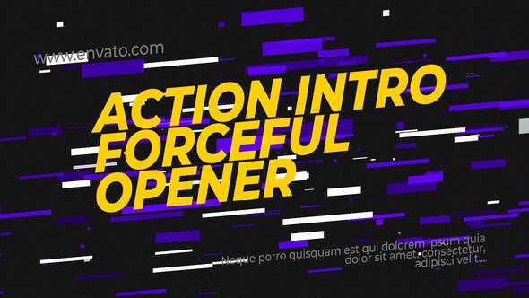 Action Intro - Forceful Opener